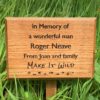 tree plaque